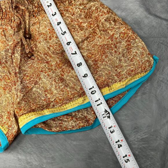 NEW Mini Shorts XXS or Youth Sustainable Fashion Junglee Billee Brand Paisley - Picture 7 of 8